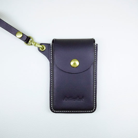 Pop-Up Leather Business Card Case